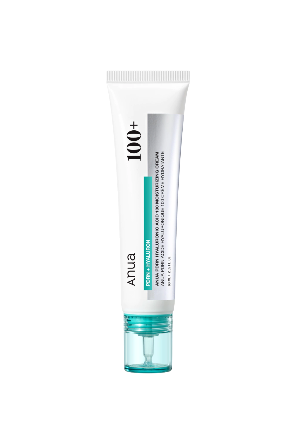ANUA PDRN Hyaluronic Acid 100 Moisturizing Cream 60ml - Crema Hidratante con PDRN y Acido Hialuronico