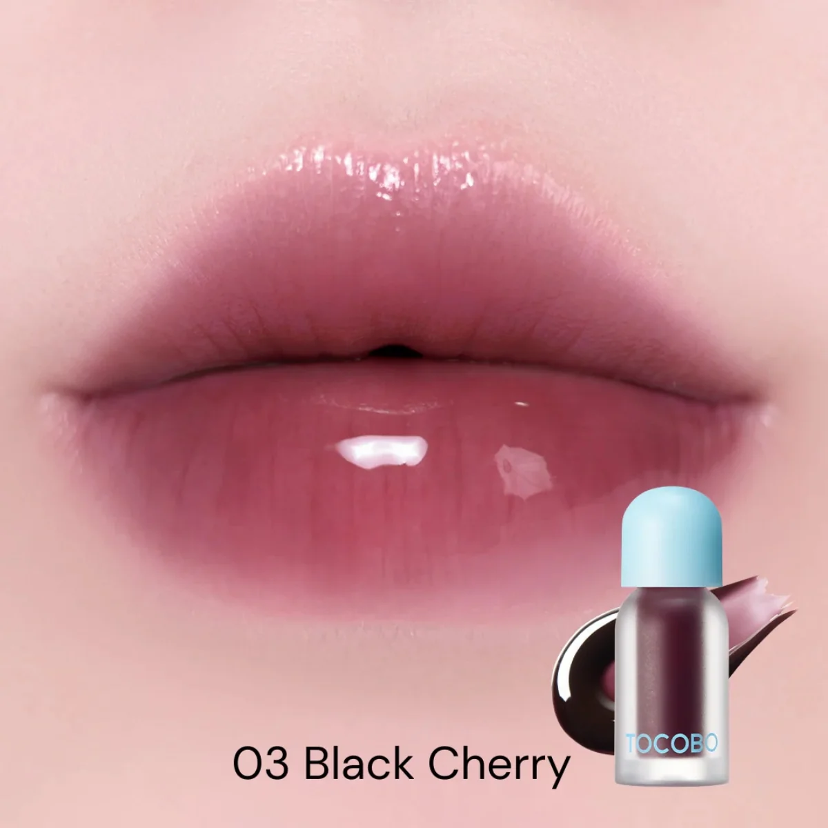 TOCOBO Juicy Berry Plumping Lip Oil.    #03 Black Cherry